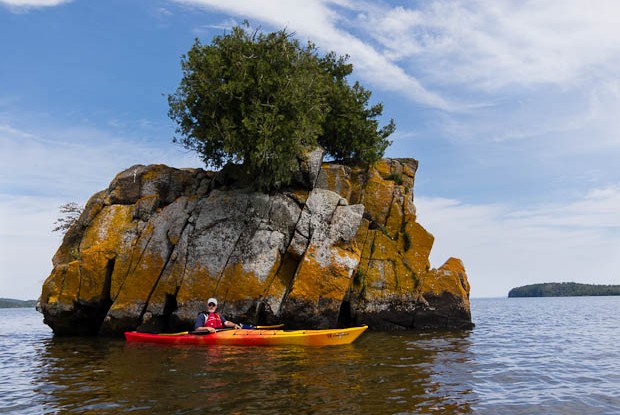 Two Pictures: Tettegouche State Park and Pigeon Bay Kayaking Trips 